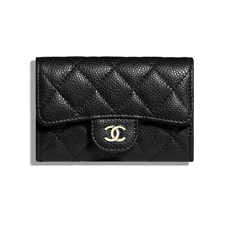 chanel classic card holder grained calfskin|Classic card holder .